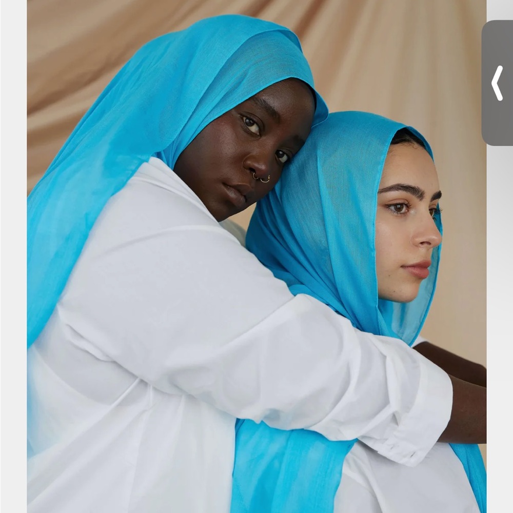 Vela Scarves Aqua Blue